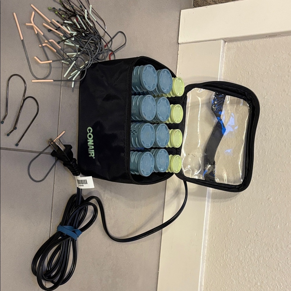 Conair Hair Rollers Set - Blue and Green